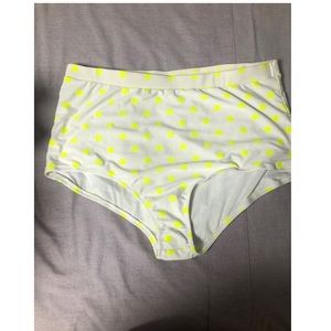3X Neon Polka Dot Swim Bottom